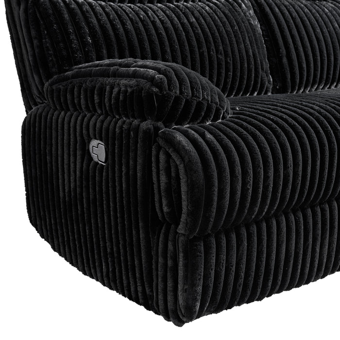 Admiral Motion Sofa in Masis Black