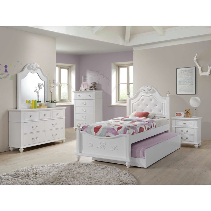 Alana Platform Bed w/ Storage Trundle - Vida Furniture (Laredo,TX)