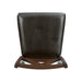 Alex Counter Side Chair W/Brown PU Espresso (2 Per Pack) - Vida Furniture (Laredo,TX)