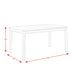 Alex 60" 7pcs Dining Set - Vida Furniture (Laredo,TX)