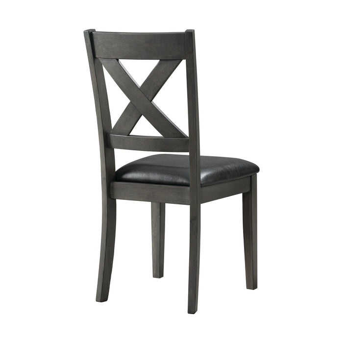 Alex Dining Side Chair Grey (2 PER PACK) - Vida Furniture (Laredo,TX)