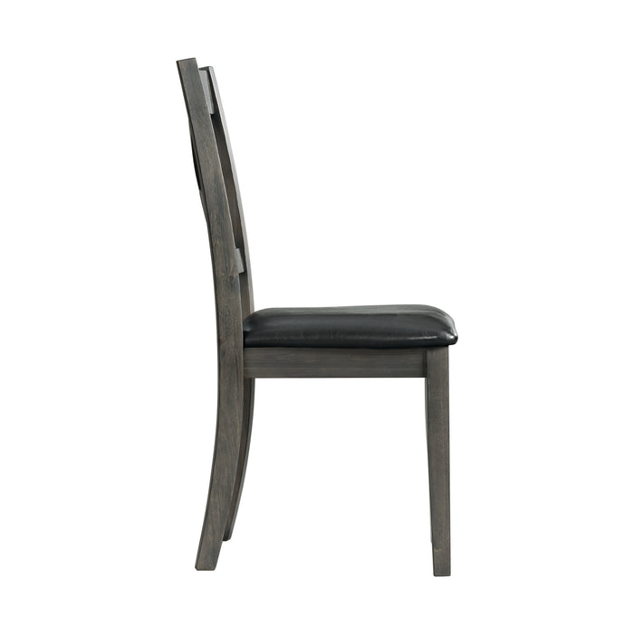 Alex Dining Side Chair Grey (2 PER PACK) - Vida Furniture (Laredo,TX)