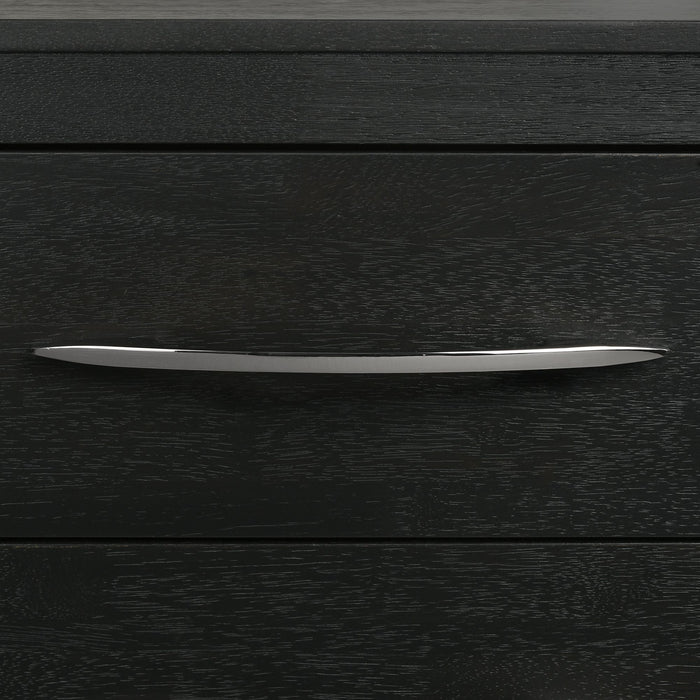 Allan 6-Drawer Dresser in Black - Vida Furniture (Laredo,TX)