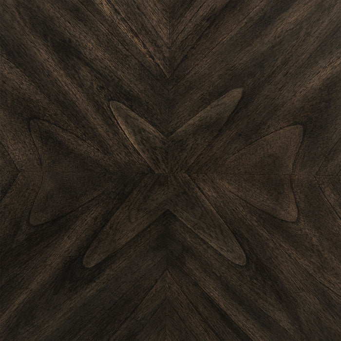 Amherst Standard Height 5PC Dining Set-Table and Four Faux Leather Side Chairs in Walnut - Vida Furniture (Laredo,TX)