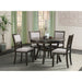 Amherst Standard Height Dining Set-Table and Four Side Chairs - Vida Furniture (Laredo,TX)