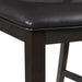 Amherst Standard Height 5PC Dining Set-Table and Four Faux Leather Side Chairs in Walnut - Vida Furniture (Laredo,TX)
