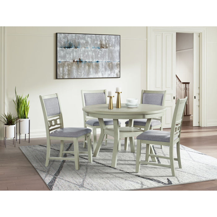 Amherst Standard Height Dining Set-Table and Four Side Chairs - Vida Furniture (Laredo,TX)