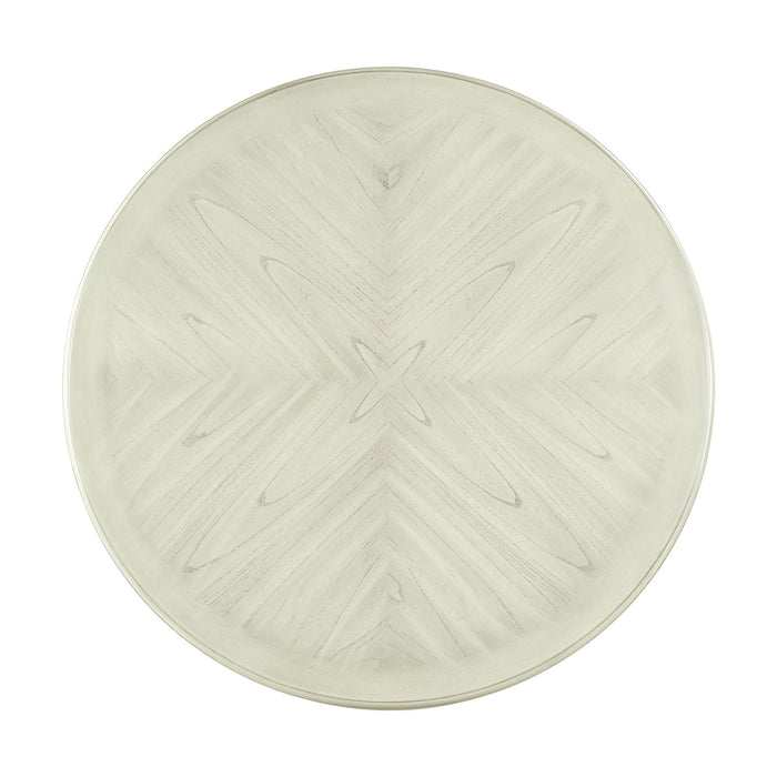 Amherst Counter Table w/Wood Leg White Finish - Vida Furniture (Laredo,TX)