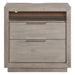 Arcadia 2-Drawer Nightstand with USB in Grey - Vida Furniture (Laredo,TX)