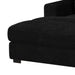 Arizona 7PC Sectional Set with LHF Chaise in Steno Black - Vida Furniture (Laredo,TX)