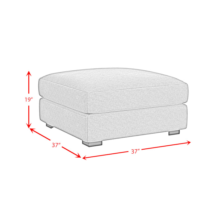 Arizona 7PC Sectional Set with LHF Chaise in Steno Black - Vida Furniture (Laredo,TX)