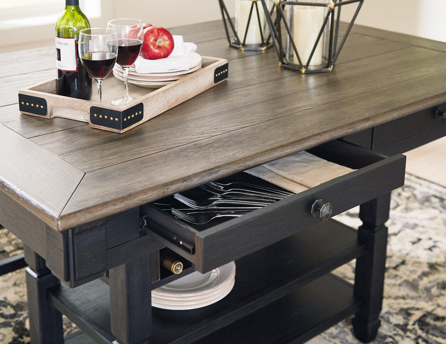 Tyler Creek Counter Height Dining Set - Vida Furniture (Laredo,TX)