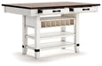 Valebeck Counter Height Dining Table - Vida Furniture (Laredo,TX)