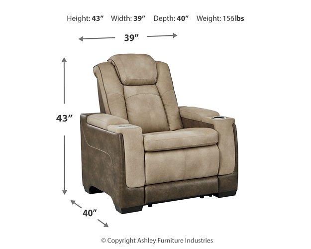 Next-Gen DuraPella Power Recliner - Vida Furniture (Laredo,TX)