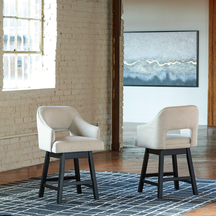 Tallenger Bar Stool Set - Vida Furniture (Laredo,TX)