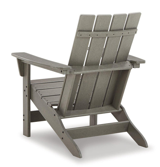 Visola Outdoor Adirondack Chair Set with End Table - Vida Furniture (Laredo,TX)