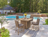 Walton Bridge Outdoor Bar Set - Vida Furniture (Laredo,TX)