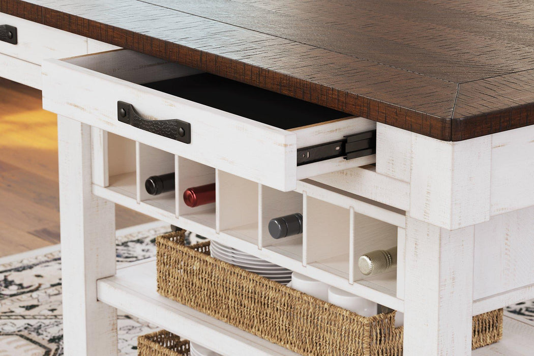 Valebeck Counter Height Dining Table - Vida Furniture (Laredo,TX)