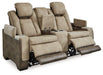 Next-Gen DuraPella Power Reclining Loveseat with Console - Vida Furniture (Laredo,TX)