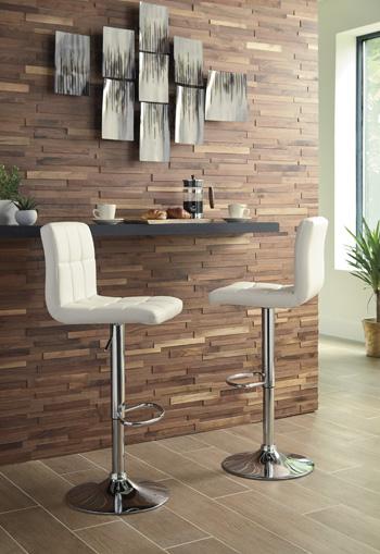 Bellatier Adjustable Height Bar Stool - Vida Furniture (Laredo,TX)
