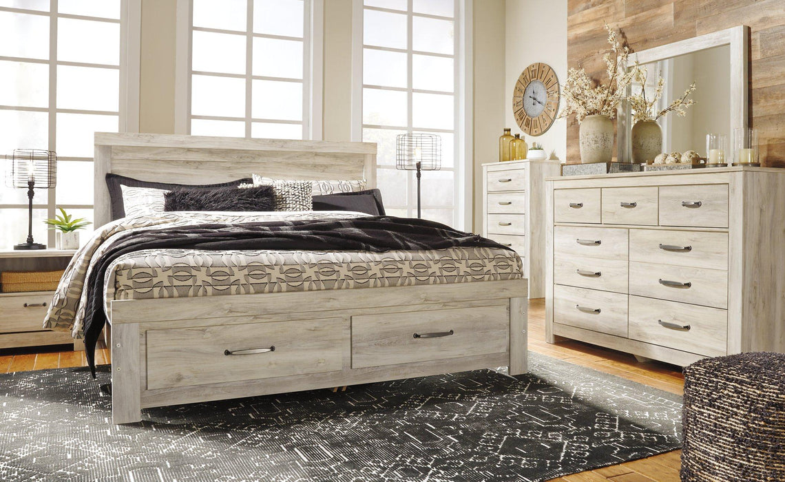 Bellaby Bed with 2 Storage Drawers - Vida Furniture (Laredo,TX)