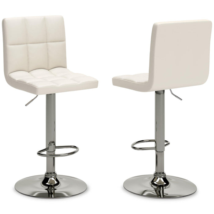 Bellatier Adjustable Height Bar Stool - Vida Furniture (Laredo,TX)
