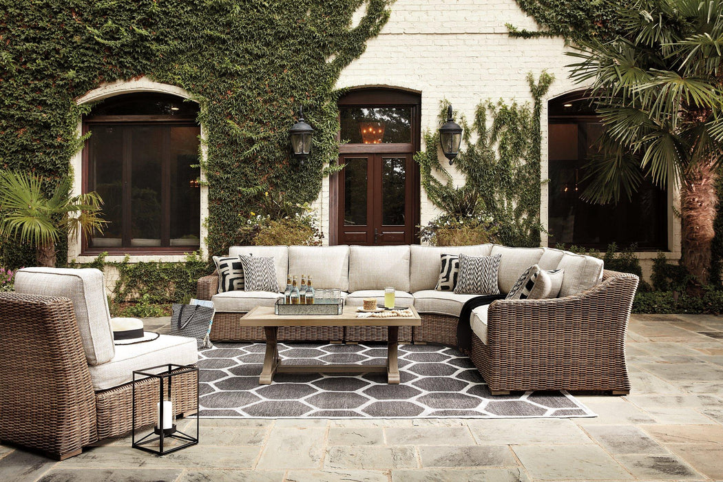 Beachcroft Outdoor Seating Set - Vida Furniture (Laredo,TX)