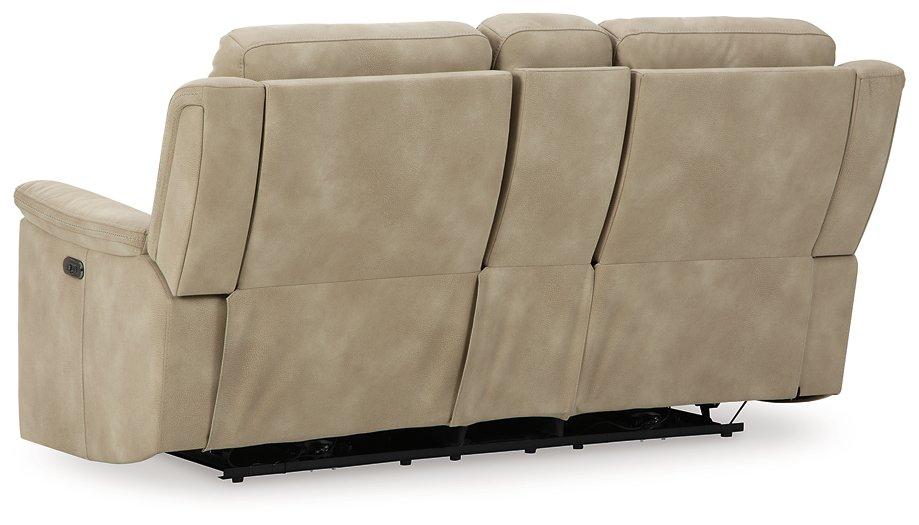 Next-Gen DuraPella Power Reclining Loveseat with Console - Vida Furniture (Laredo,TX)
