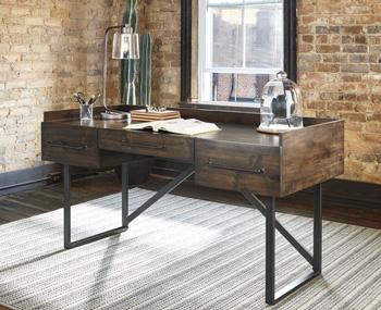Starmore Home Office Desk with 2 Chairs - Vida Furniture (Laredo,TX)