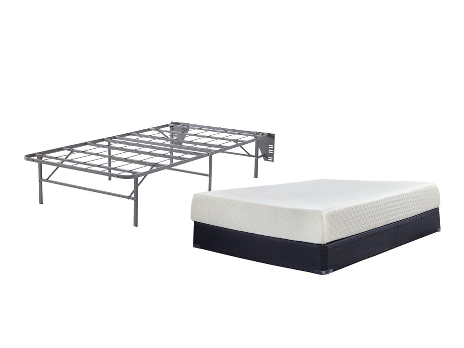 10 Inch Chime Memory Foam Mattress Set - Vida Furniture (Laredo,TX)