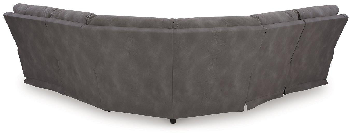 Next-Gen DuraPella Power Reclining Sectional - Vida Furniture (Laredo,TX)
