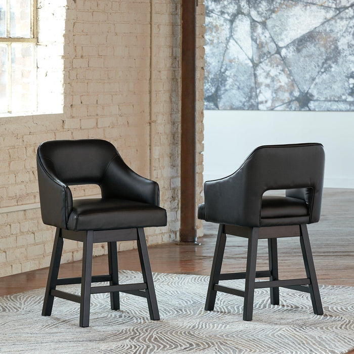 Tallenger Bar Stool Set - Vida Furniture (Laredo,TX)