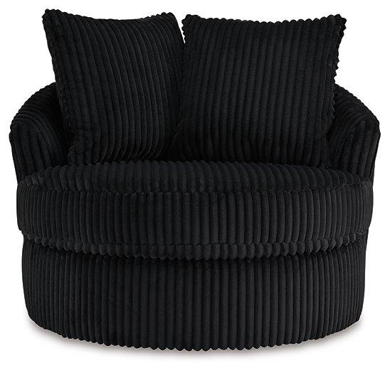 Gramwell Swivel Accent Chair - Vida Furniture (Laredo,TX)