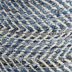 Chevron Pouf - Vida Furniture (Laredo,TX)