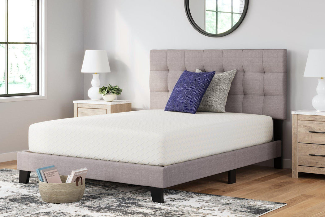 Chime 12 Inch Memory Foam Mattress in a Box - Vida Furniture (Laredo,TX)