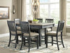Tyler Creek Counter Height Dining Set - Vida Furniture (Laredo,TX)