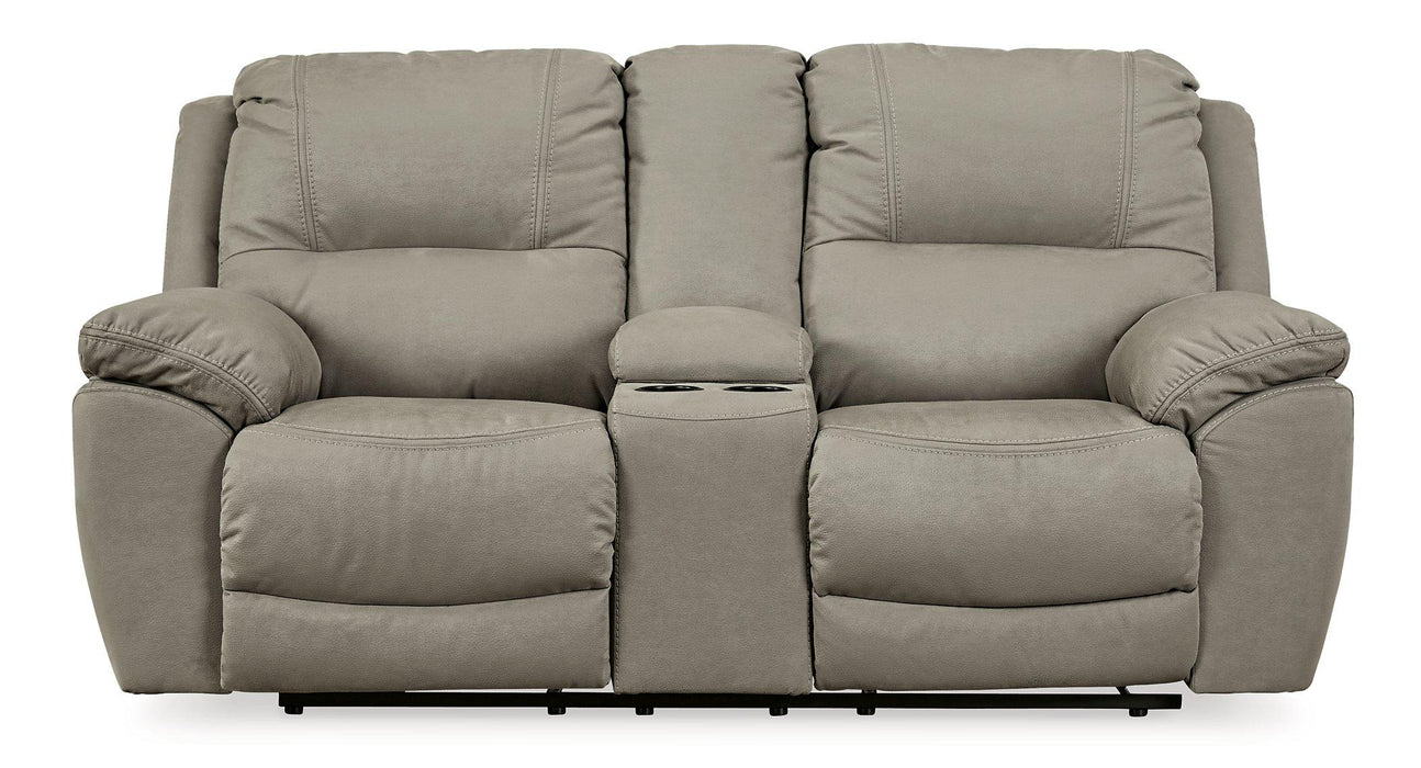 Next-Gen Gaucho Reclining Loveseat with Console - Vida Furniture (Laredo,TX)