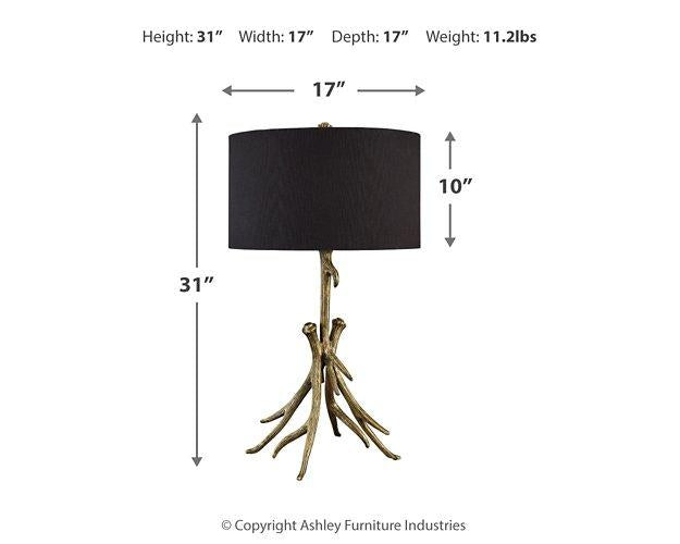 Josney Lamp Set - Vida Furniture (Laredo,TX)