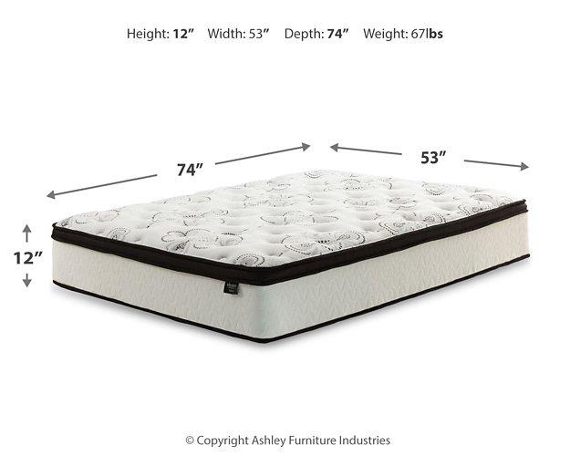 Chime 12 Inch Hybrid Mattress in a Box - Vida Furniture (Laredo,TX)