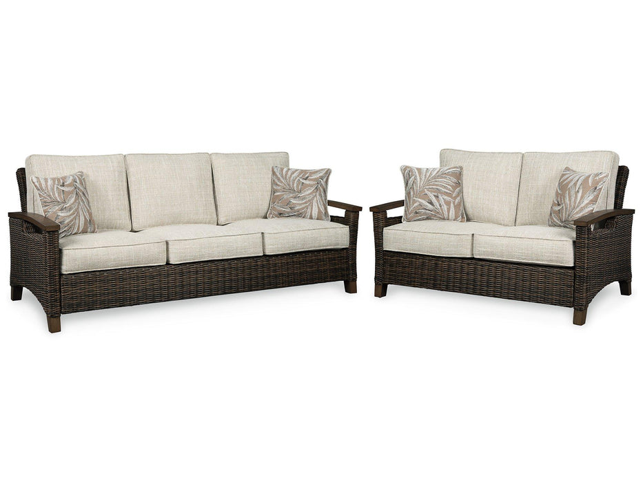 Paradise Trail Outdoor Seating Set - Vida Furniture (Laredo,TX)
