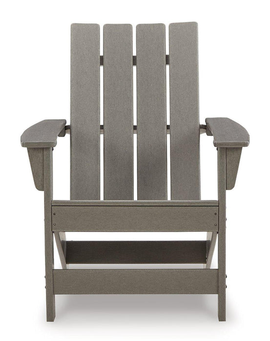 Visola Outdoor Adirondack Chair Set with End Table - Vida Furniture (Laredo,TX)
