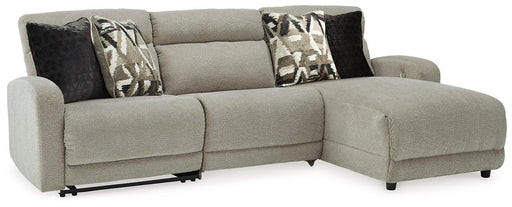 Colleyville Power Reclining Sectional with Chaise - Vida Furniture (Laredo,TX)