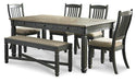 Tyler Creek Dining Set - Vida Furniture (Laredo,TX)