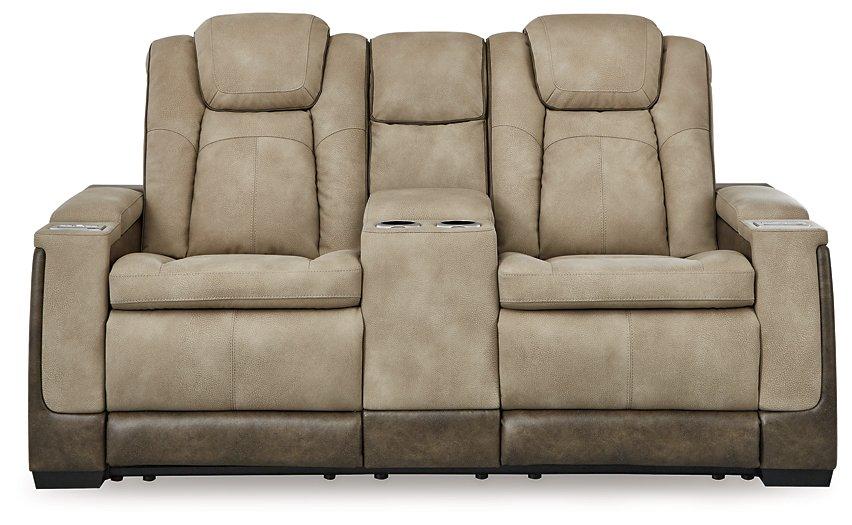 Next-Gen DuraPella Power Reclining Loveseat with Console - Vida Furniture (Laredo,TX)