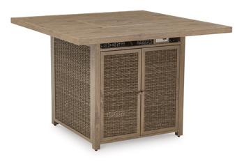Walton Bridge Outdoor Bar Set - Vida Furniture (Laredo,TX)