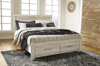 Bellaby Bed with 2 Storage Drawers - Vida Furniture (Laredo,TX)