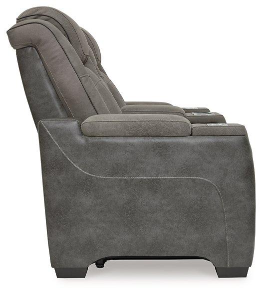 Next-Gen DuraPella Power Reclining Loveseat with Console - Vida Furniture (Laredo,TX)