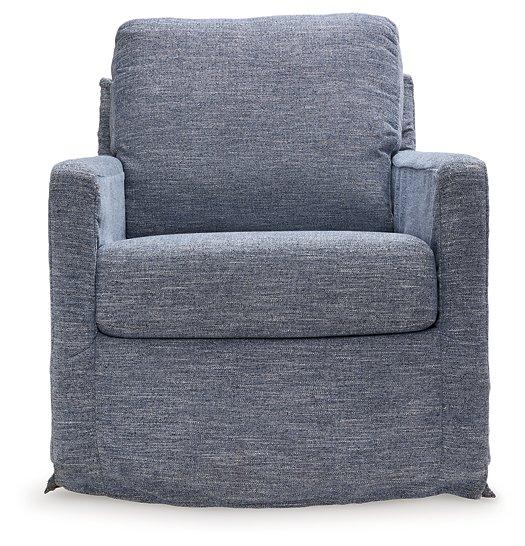 Nenana Next-Gen Nuvella Swivel Glider Accent Chair - Vida Furniture (Laredo,TX)
