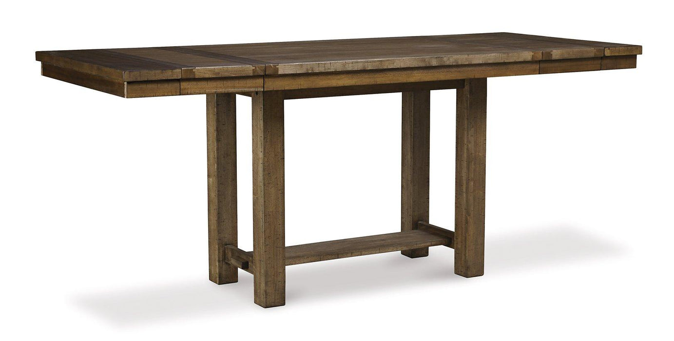 Moriville Counter Height Dining Set - Vida Furniture (Laredo,TX)