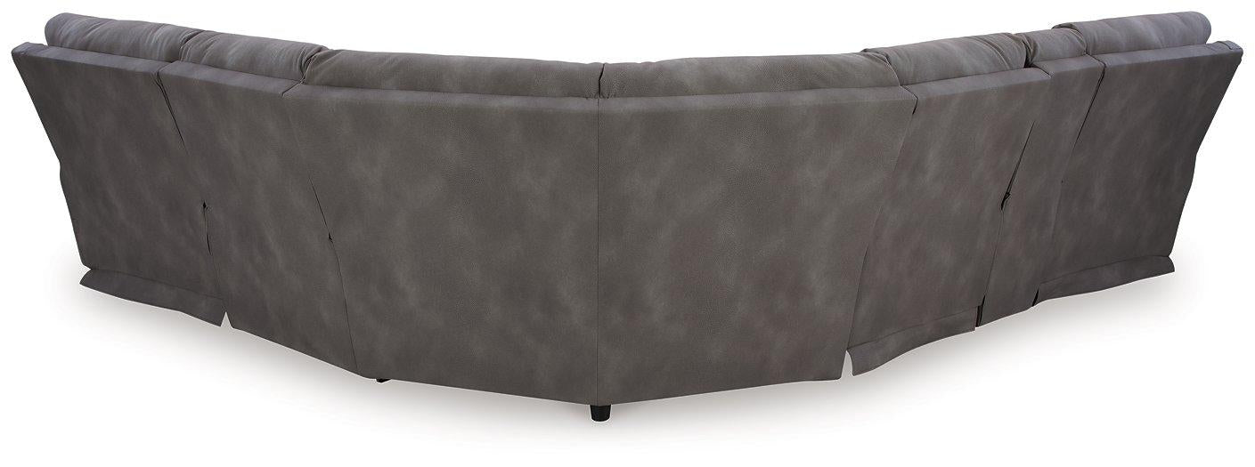 Next-Gen DuraPella Power Reclining Sectional - Vida Furniture (Laredo,TX)